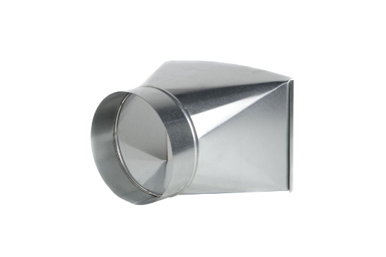 Afbeeldingen van Verloopstuk rechthoekig naar rond, 305x203 mm - D224, spirosafe