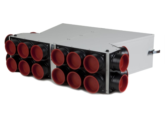 Picture of Demper-/luchtverdeelkast met 20 aansluitingen D75 mm t.b.v. Renovent Sky 150/200
