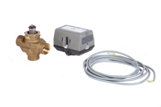 Picture of 3-wegklep met VC-motor 24V (i.c.m. warmtepomp)