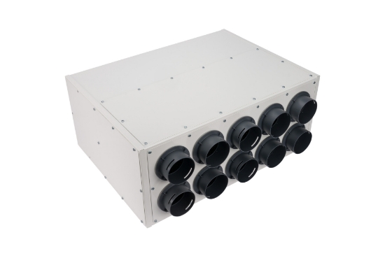 Picture of Luchtverdeelkast van D125-180 mm naar 10x D75 met demping
