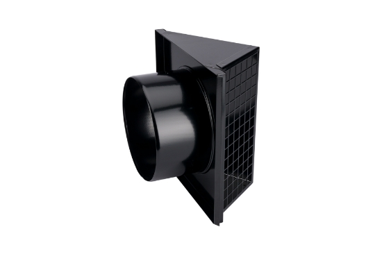 Afbeeldingen van Gevelkap D200, RAL 9005 (zwart)